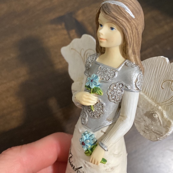 ELEMENTS “THINKING OF YOU” #82318 Porcelain Angel Figurine - Picture 4 of 10